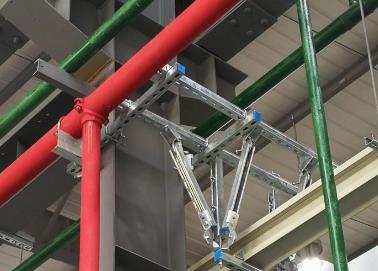 代县该抗震支架的整体式支吊架结构协调性好